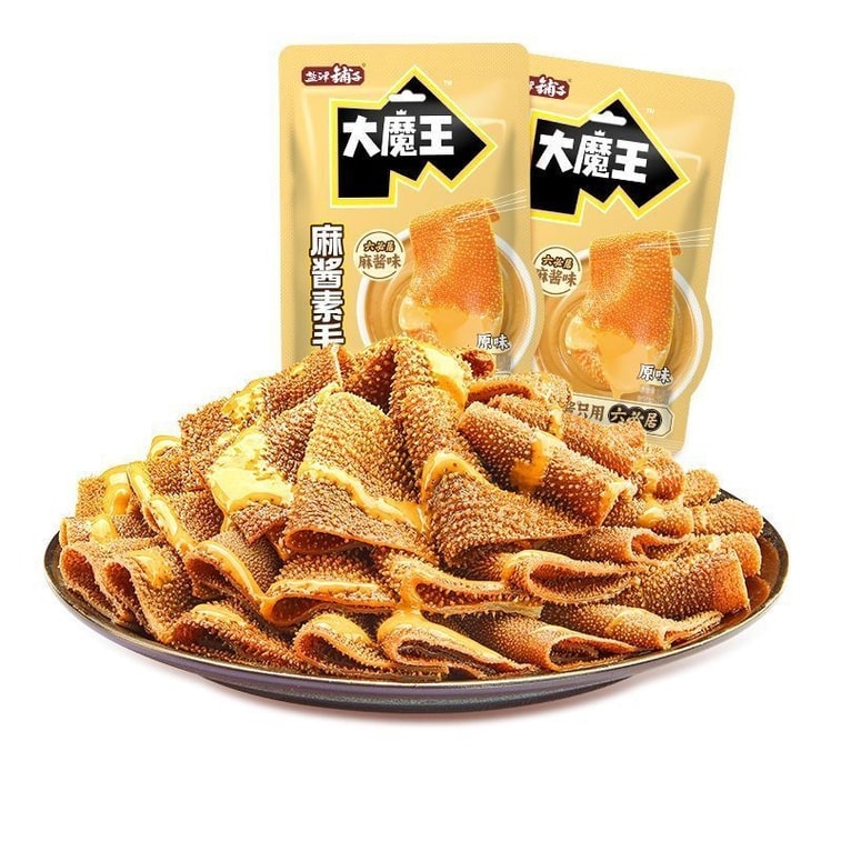 옌진샵의 "대마왕" 곤약 내장, 육미주 참깨소스 맛, 18g*18팩, 총 324g. 식이섬유가 풍부하고 포만감이 뛰어납니다. 10