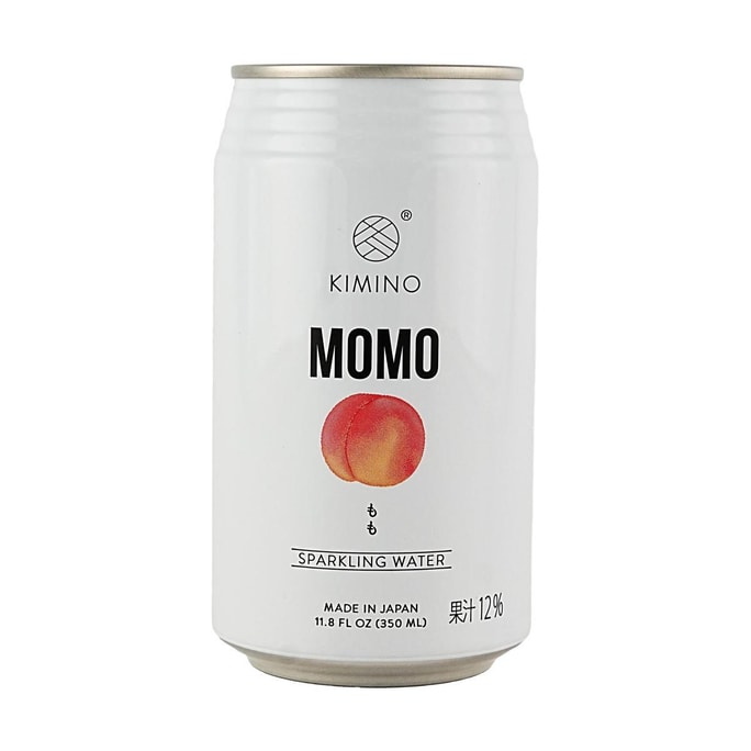 Sparkling Water Peach Flavor,11.8 fl oz【0 Sugar 0 Fat Low Calories】