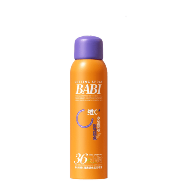 BABI 清透锁妆定妆喷雾 (水粉面纱) 120ml