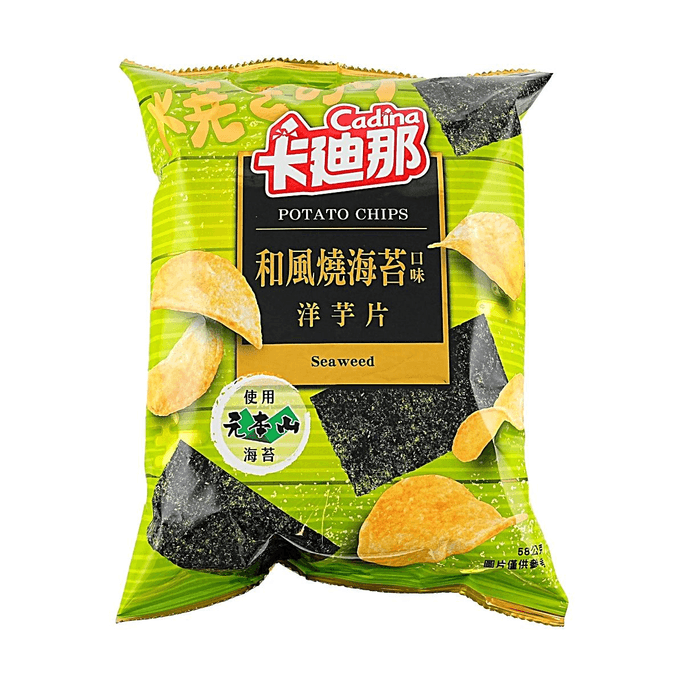일본식 구운 김맛 감자칩, 62g