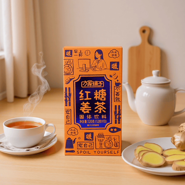 MR FANG'S STORE Brown Sugar Ginger Tea 120g【China Time-honored