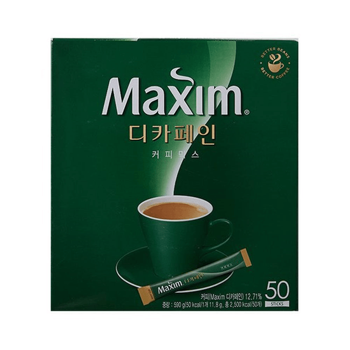 韩国MAXIM无咖啡因 速溶咖啡 50p