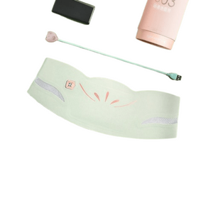 Warm Womb Belt: Period Relief Wonder Heated Abdominal Belt for Menstrual Cramps & Lower Back Support Green and Bright One Pack