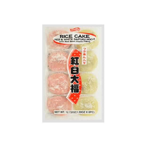 商品详情 - 日本SHIRAKIKU 红白大福 红豆夹心麻糬 8枚入 - image  0