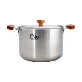 Stainless Steel Stock Pot 9.4 Inch 7.4 Quart Induction Compatible