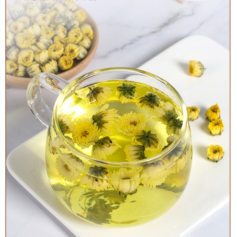 Chrysanthemum Buds 30g (Hangzhou White Chrysanthemum) - Liver-Clearing, Vision-Improving, and Heat-Reducing Herbal Tea 3