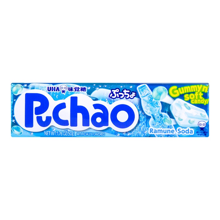 UHA味覚糖 プチャオ ラムネソーダゼリーグミキャンディ ソフト