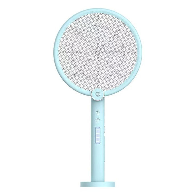 Electric Mosquito Swatter & UV Bug Zapper USB Foldable Glacier Blue