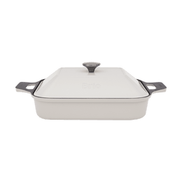 BRIO Steam Grill Pan with Lid Cream