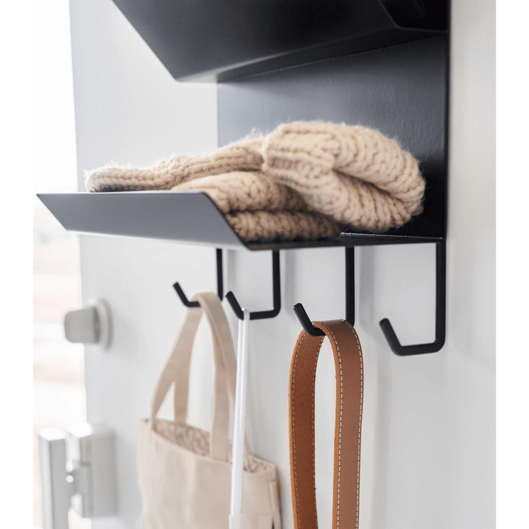 Japanese Yamazaki Home 磁性玄關架 - 鋼黑 1件 5