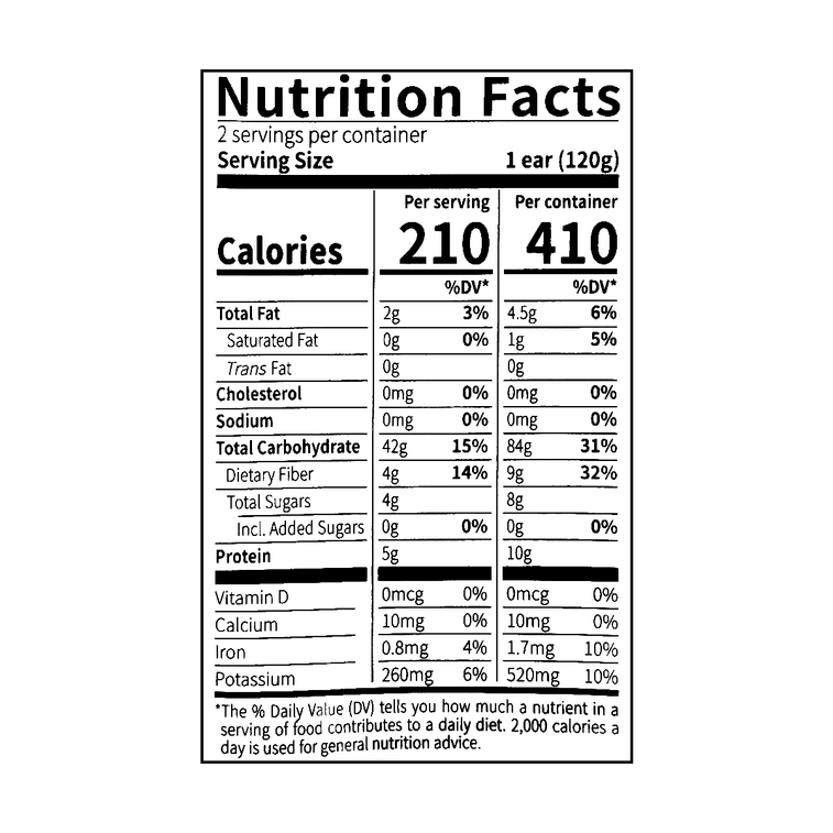 신선한 찹쌀 옥수수, 14.11온스*3개【실속형 패키지】 10