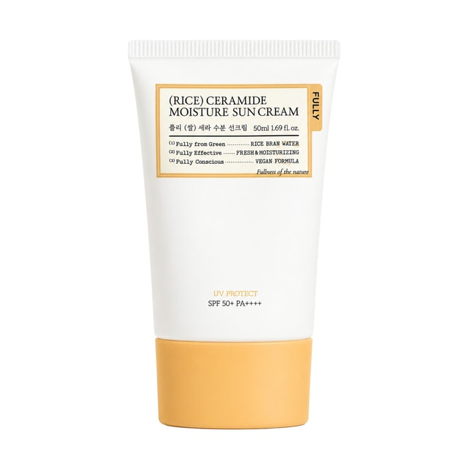 Rice Ceramide Moisture Sun Cream, 1.69 fl oz