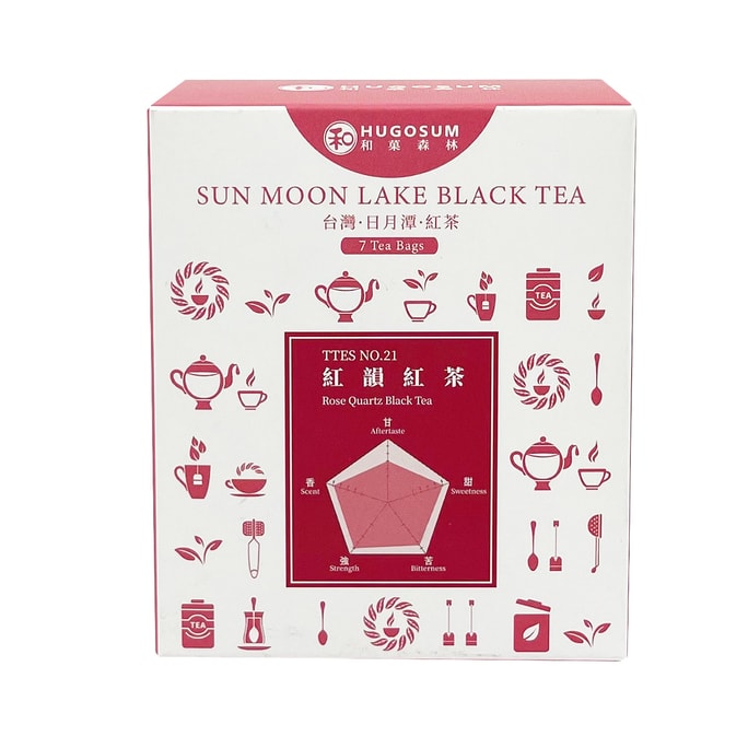 Rose Quartz Black Tea 2.5g*7pcs