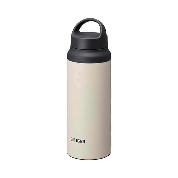 TIGER Simple Lightweight Stainless Steel Vacuum Insulation Cup Arctic Wolf  White 600ml 