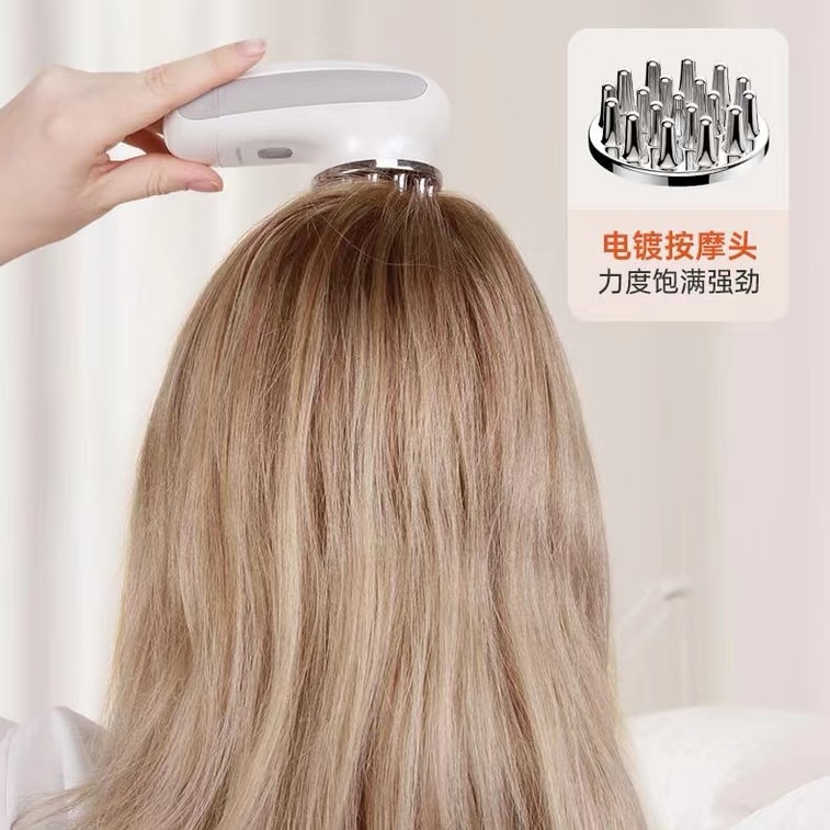 中國 TOUCHBeauty 美麗多功能頭部頭皮按摩器頸部頸椎全自動助眠經絡推臉部清潔 白色 1件 3