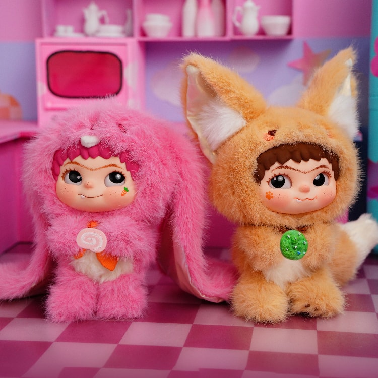 WAKUKU【Second Release: Rabbit & Fox Series】Blind Box Figurines