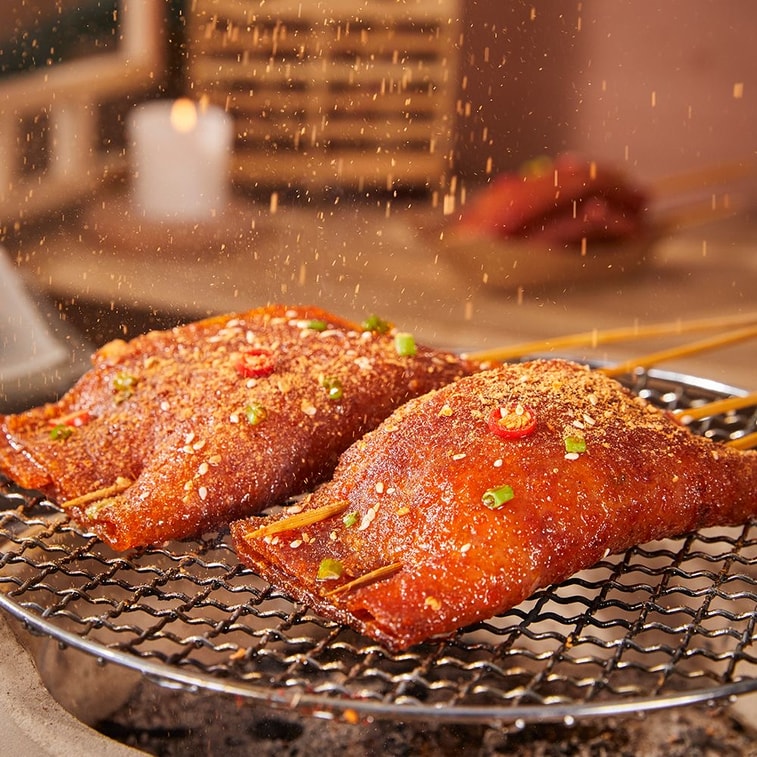 Wei Weng Large Zhang Tiao Skin 365g Sichuan Chongqing Barbecue Special Ingredient Seasoning Pickled Radish for Commercial and Home Use Whole Sheet 8