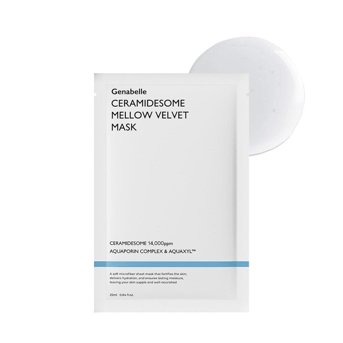 韓國 Genabelle 神經醯胺柔和天鵝絨面膜 🇰🇷 / 25毫升 / 0.84液體盎司 x 5片