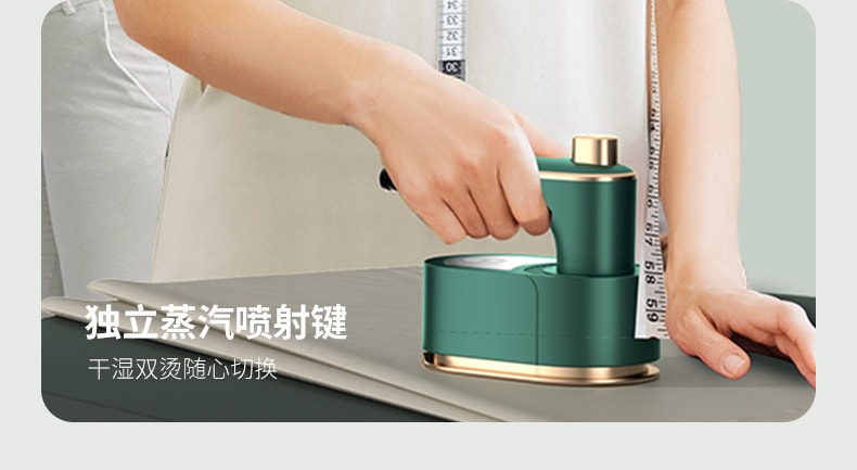 多蒙 手持式挂烫机除皱电熨斗网红款便携小型旋转折叠熨斗 1 把