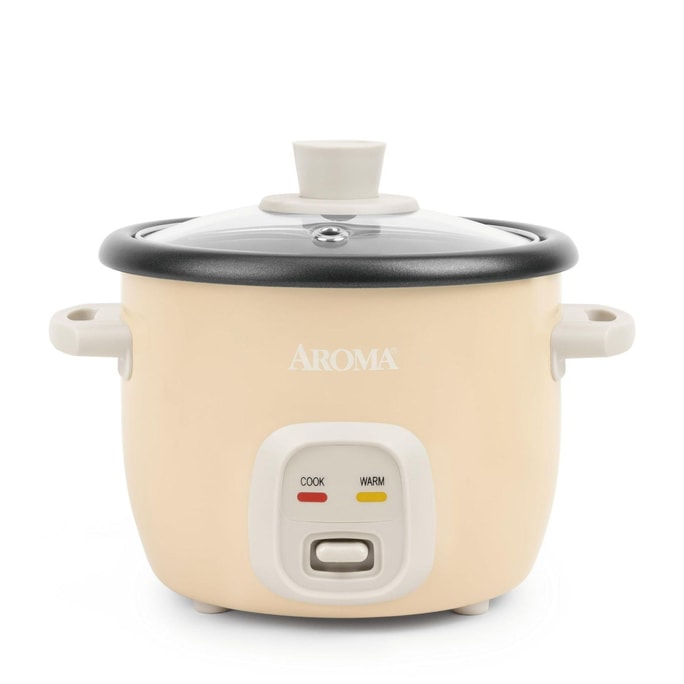 Aroma 1Qt Rice & Grain Cooker 4-Cups (Cooked) 2-4 cups of any variety of cooked rice
