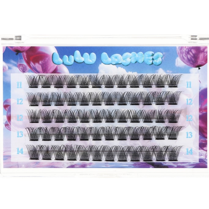 60Pcs glue-free lashes Clusters Salon Vibe Kitty Natural Old Money