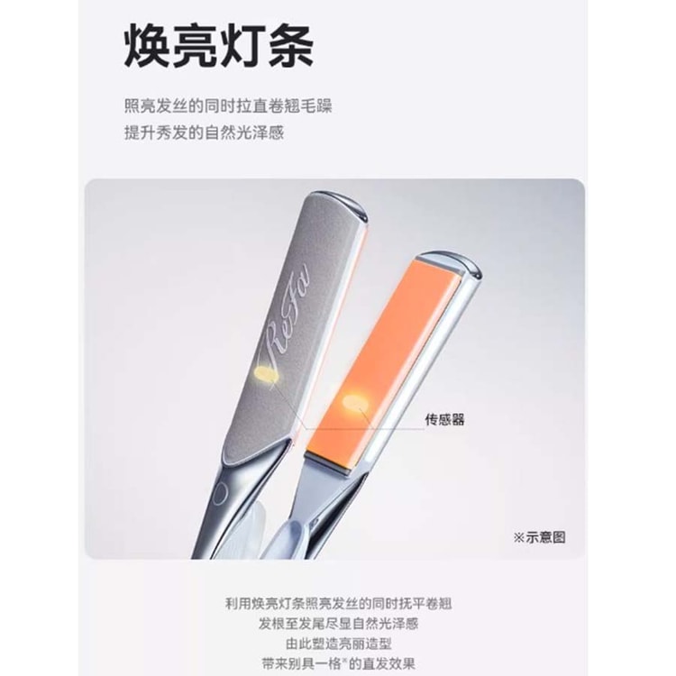 POWER STRAIGHT IRON PRO White 1pc - Yami.com