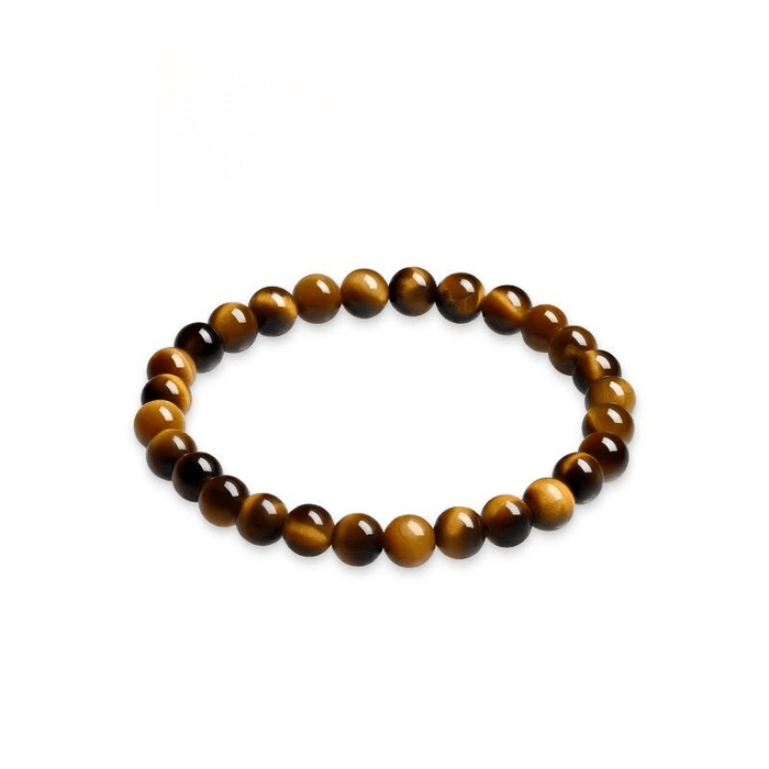 【中國直郵】 周大福 虎睛石簡約圓潤寶石手鍊手串CV156禮物16.25cm*1件