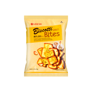 韩国LOTTE乐天 BISCOTTI 面包脆 烤面包片 蒜香味 70g