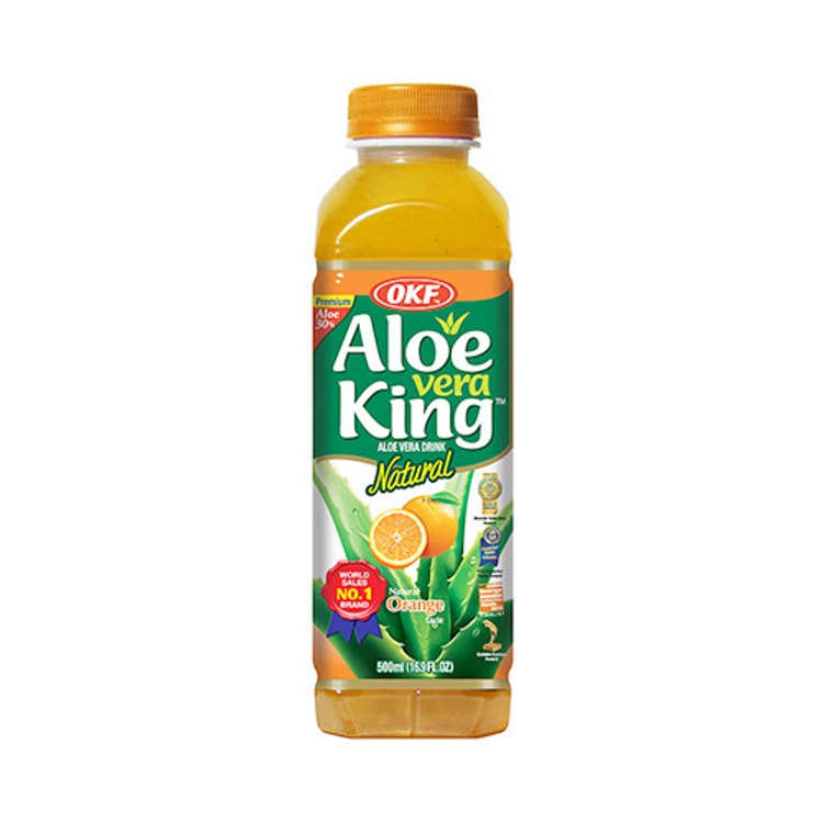 Aloe Vera King Orange Taste Aloe Drink 500ml World NO.1 Brand | Yami