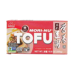 日本MORINAGA森永 MORI-NU 营养豆腐系列 嫩豆腐 305g【新老包装随机发】【无麸质】【无防腐剂】