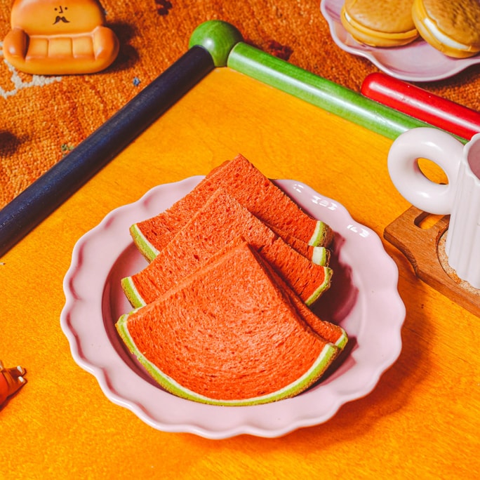 Watermelon Toast - 9 Packs, 14.1oz【Trending on TikTok】