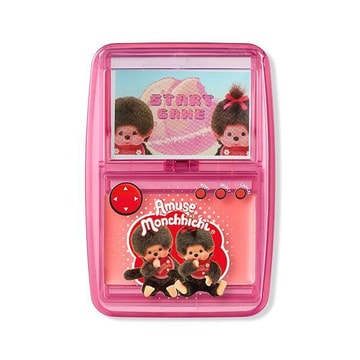 AMUSE x Monchhichi Game Station Lip & Cheek Healthy Balm Limited Edition, 0.11oz With Mini Puff #Peachy Pink Glow