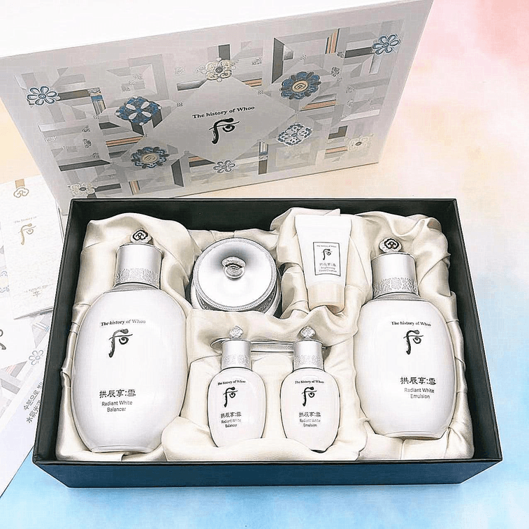 【香港直送】THE HISTORY OF WHOO 公真郷 白雪姫 3点 特別セット (6点) - 肌を明るくし、シミを薄くし、小じわを減らし、くすみを改善します。 4