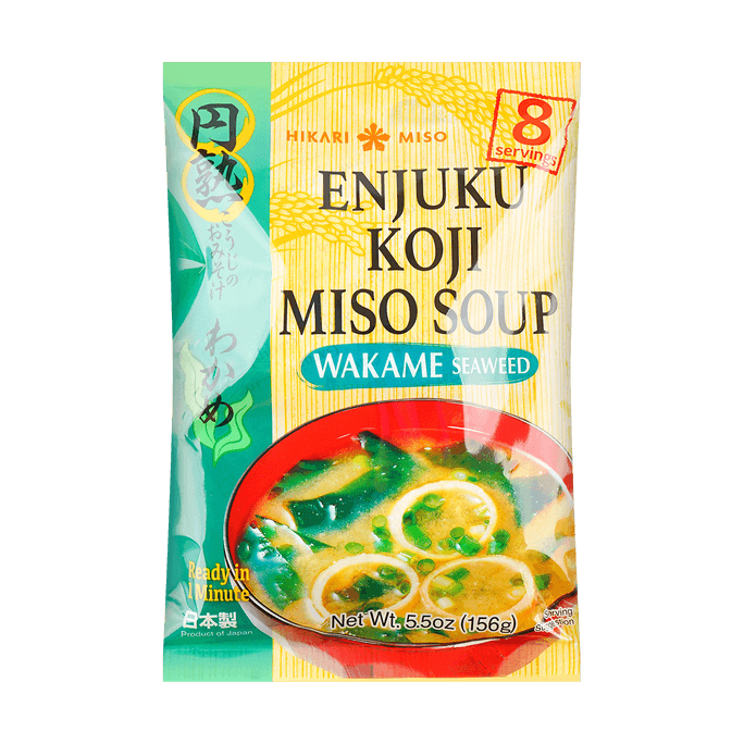 Enjuku Instant Miso Soup Wakame Seaweed 5.5oz