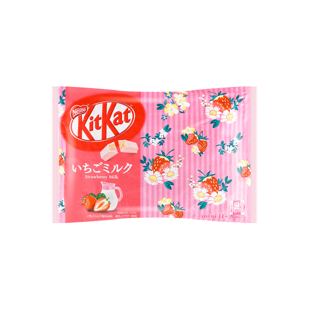 商品详情 - 日本NESTLE雀巢  KITKAT 巧克力 草莓牛奶口味 11枚入 - image  0