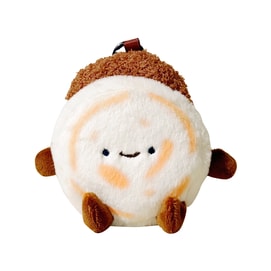 HSPM 新款可愛呆萌文創肉夾饃玩偶毛絨掛件 肉夾饃 F