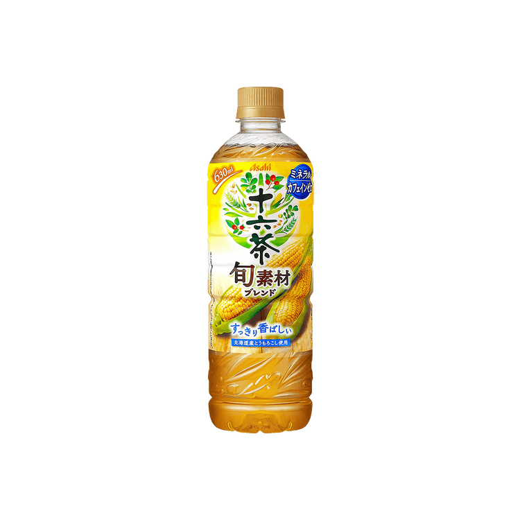 日本ASAHI朝日十六茶健康大麦茶无咖啡因630ml【十六种谷物茶】 - 亚米