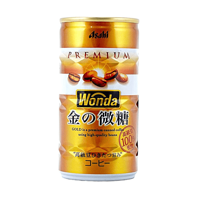 日本ASAHI朝日 WONDA 微糖咖啡 185g