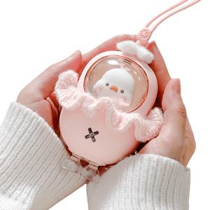 新しいミニポータブルUSB充電式アンビエントライトカートゥーンハンドウォーマー - Dreamy Mibao（1個）
