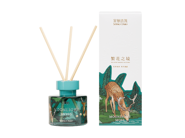 宋朝宋朝繁花之境系列無火香薰月照青苔花香木質調120ml - Yami