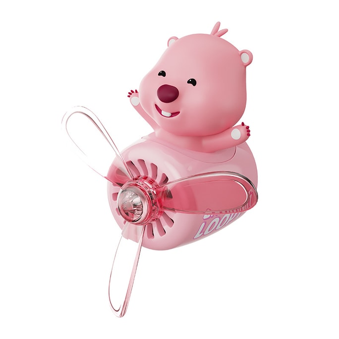 Little beaver loopy small airplane car aromatherapy ornament car air vents pink