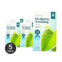 韩国GOODAL果达儿 鱼腥草玻尿酸舒缓果冻面膜 5片入