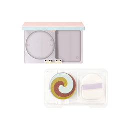 日本POLA寶麗 彩虹夢幻凝霜粉餅 3色調和潤色蜜粉餅 附粉撲粉盒 8.5g #N3 蜜色肌