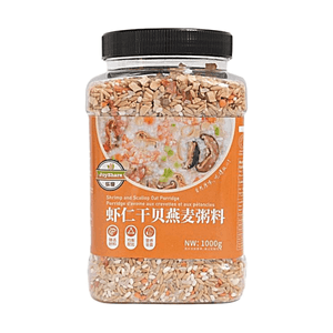 エビとホタテのオートミール粥 35.27 oz 【本格海鮮風味】【柔らかく粘りのある食感】