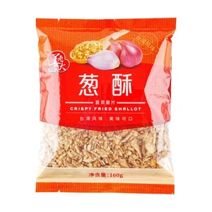 姜老大 葱酥 香葱头 160g【台湾风味】【拌饭卤肉饭调料】