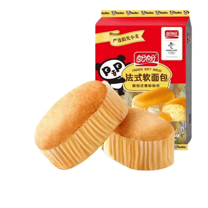 【中国直邮】盼盼 法式软面包奶香味法式软面包还是盼盼好下午茶早餐零食300g