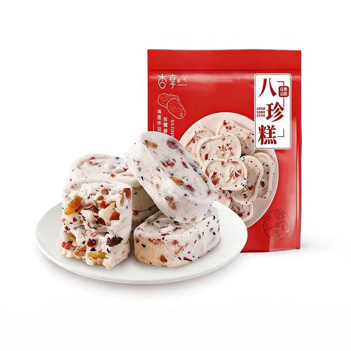 【中国直邮】  杏享 红枣山药八珍糕无蔗糖坚果芡实早餐健康老年零食小吃糕点250g*3
