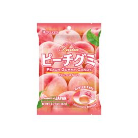 Peach  Jelly Gummy Candy 3.77 oz【Gluten Free】