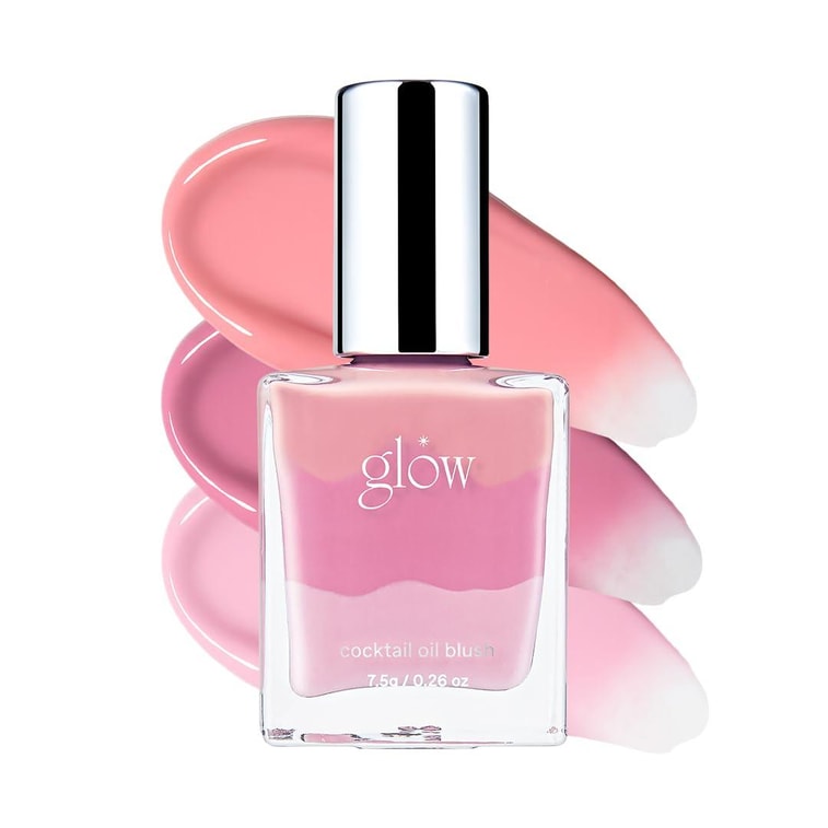 Cocktail Oil Cheek Color, #Purpleflame【Liquid Blush Dewy Flush】 3