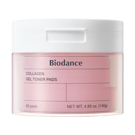 韩国BIODANCE 粉色胶原蛋白水凝胶爽肤棉片 100%凝胶湿敷棉片 60片 140g 提拉紧致 毛孔弹力 补水保湿【3分钟晨敷】